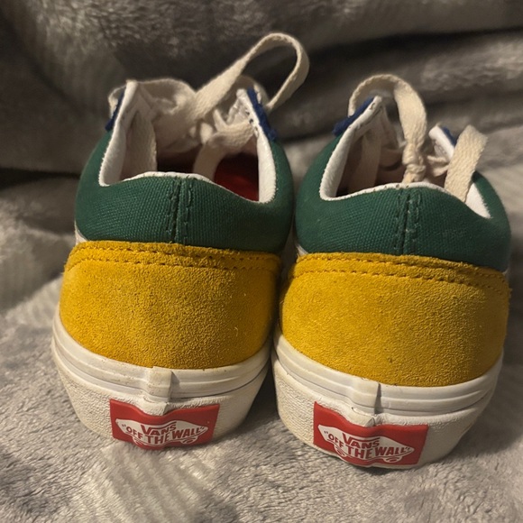 Vans Kids Sneakers in Blue, Green, and Red - Picture 3 of 4